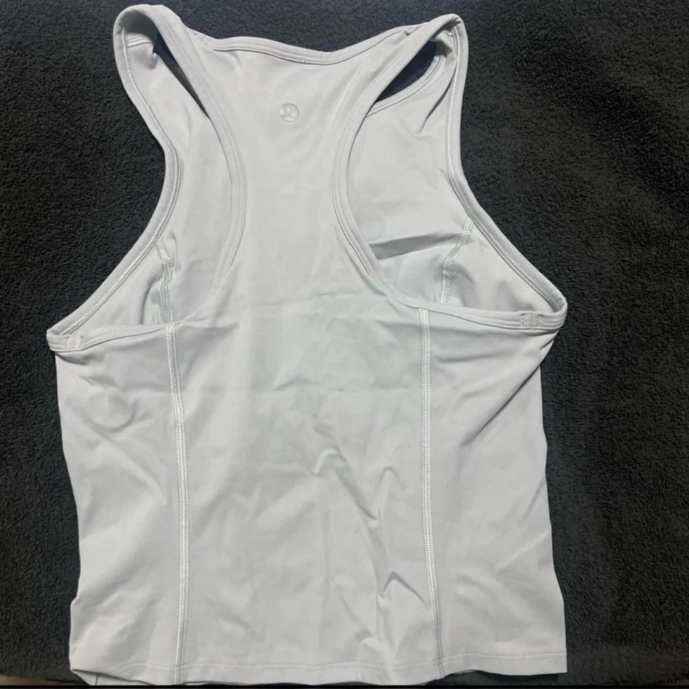 Lululemon Athletica Light Gray Tank Top - Picture 3 of 3